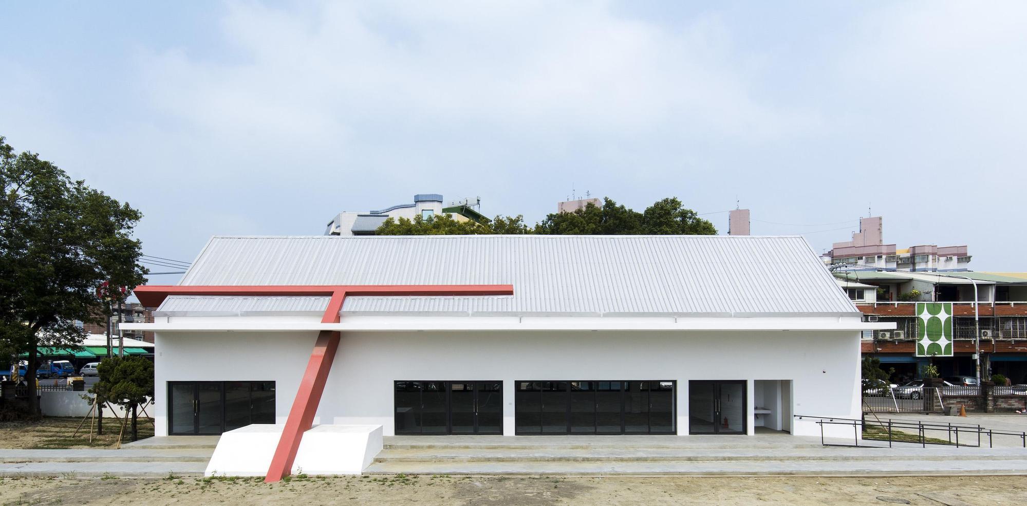 第五屆ADA新銳建築獎特別獎_吳承軒、沈弘軒、魏子鈞「立仁國小體育休閒站」。(台北市建築世代會提供)