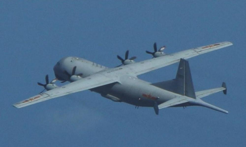 中國解放軍軍機昨日又侵擾我國空域,國防部罕見批露台灣周遭軍情。(國防部提供)