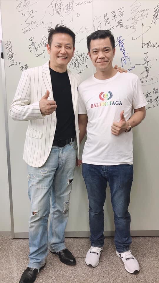 徐乃麟也到王三郎來了參加直播拍賣，乃哥是廠商直接點名邀請的重量級藝人，每小時酬勞5萬元起跳。（王三郎來了提供）
