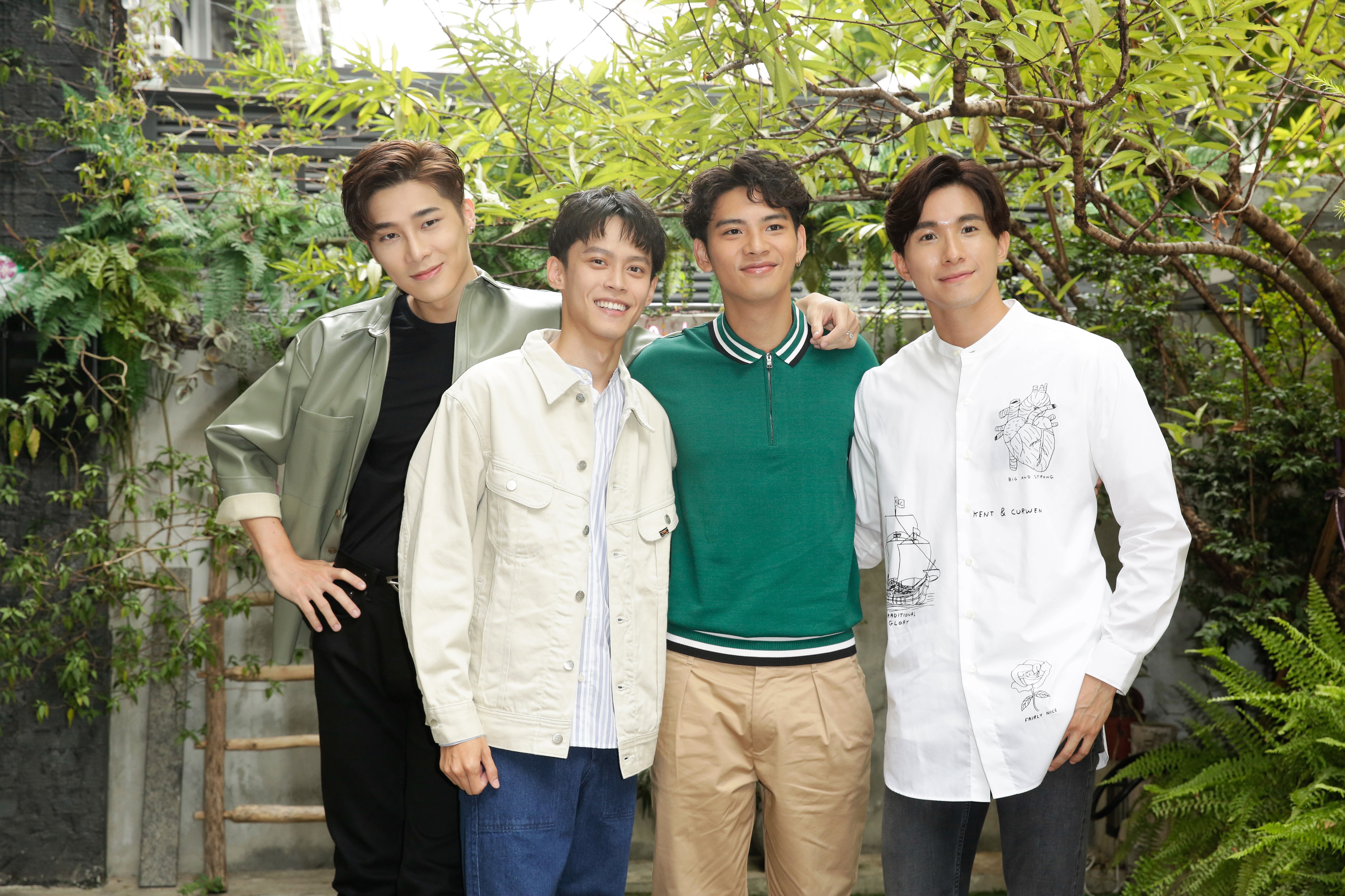 宋偉恩、黃雋智、劉韋辰、張瀚元再次齊聚為劉韋辰入圍金鐘新人集氣。