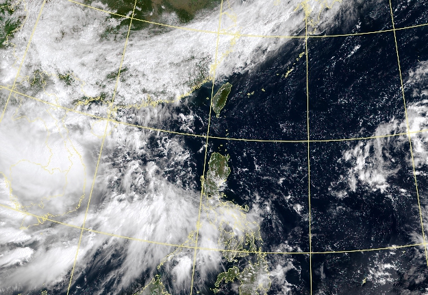 今日台灣北部要留意天氣變化，午後易有短暫陣雨。（翻攝自氣象局官網）