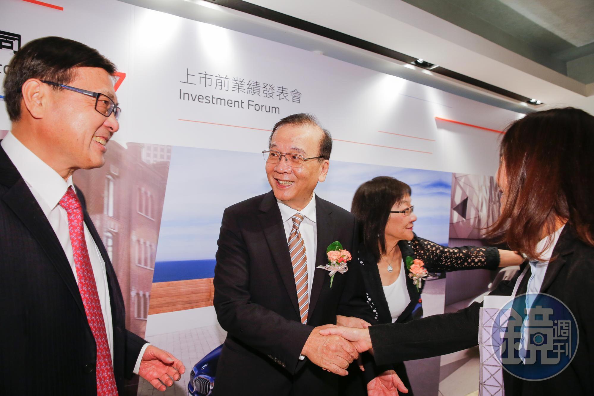 汎德永業董事長唐榮樁因兒子不接班，轉念推動公司掛牌上市。