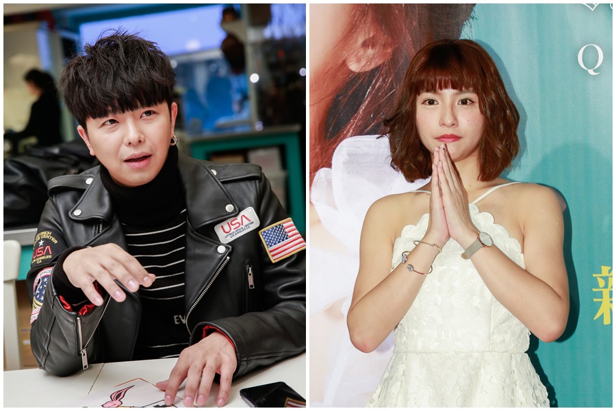 小鬼女友峮峮（右圖）透露，小鬼（左圖）2週前曾提出不結婚的提議。圖為本刊資料照。