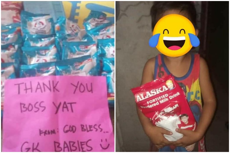 香港一名雇主聽聞菲律賓移工的家鄉鄰居因疫情面臨斷炊，立刻暖心援助。（翻攝自「外傭僱主必看新聞訊息」臉書社團）