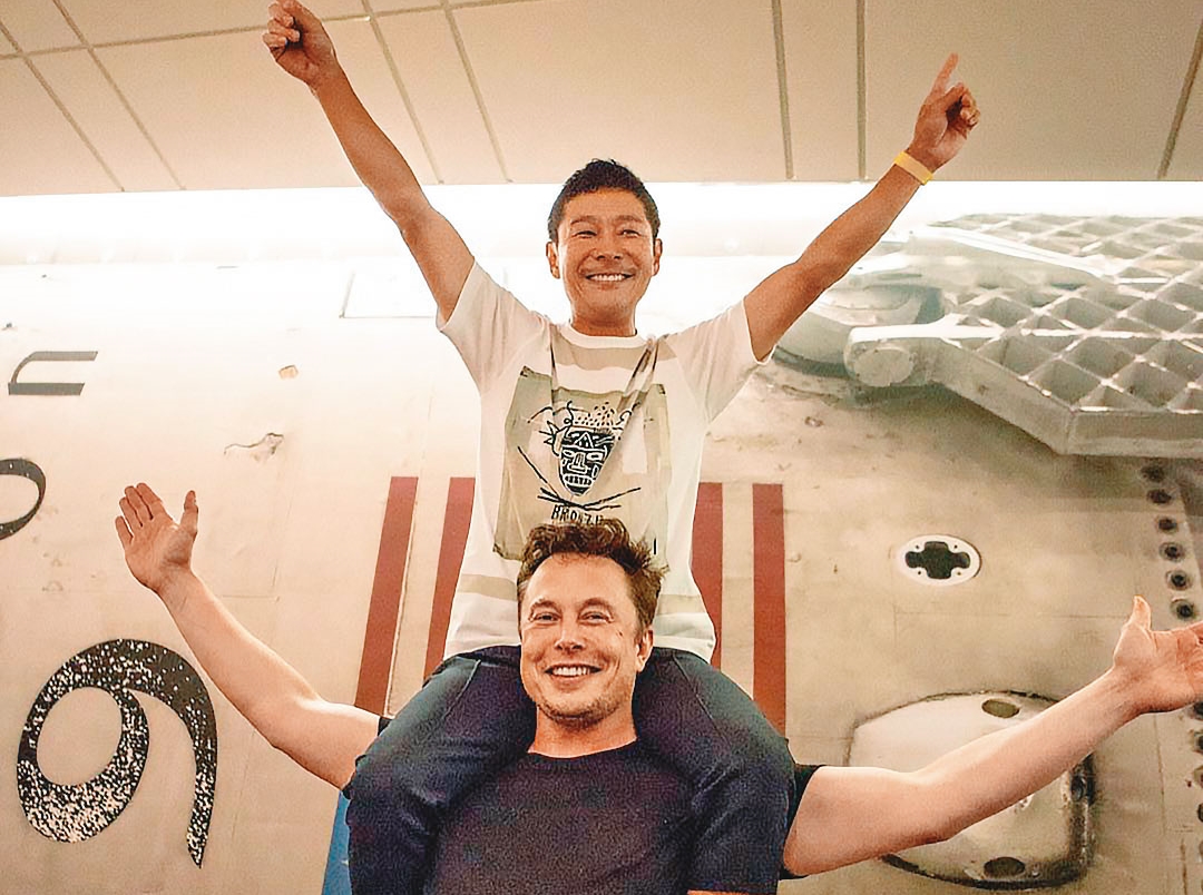 日本富豪前澤友作（上）因股票炒短線賠掉44億日圓，他坦言十分悔恨把財富浪費在自己不熟悉的股市。（翻攝前澤友作 IG）