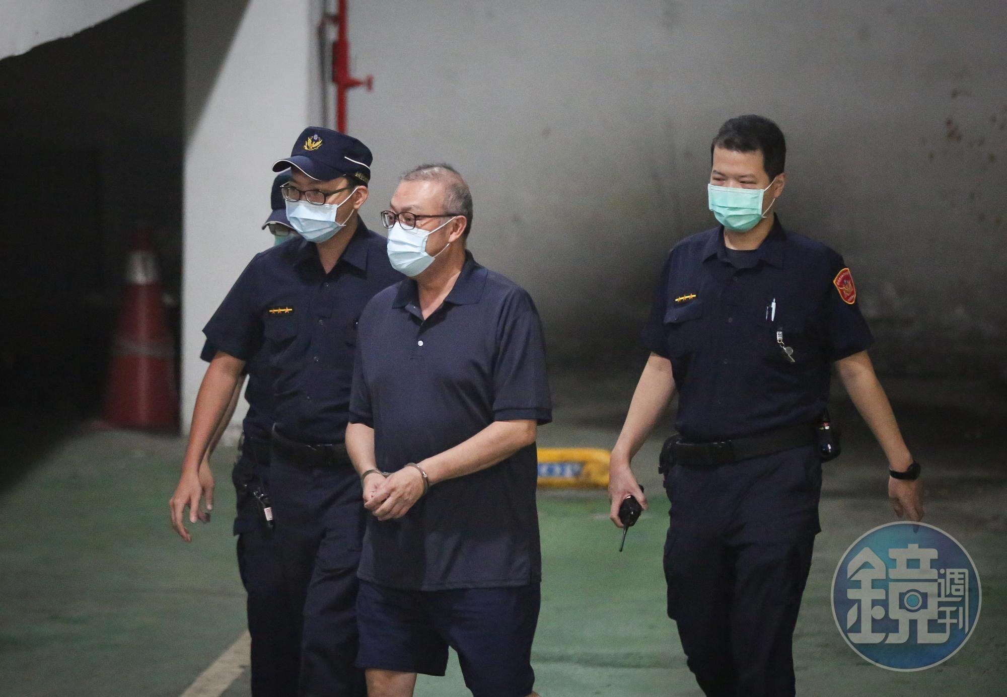 立委蘇震清(圖)、陳超明、廖國棟暫時還押北院「候審室」。