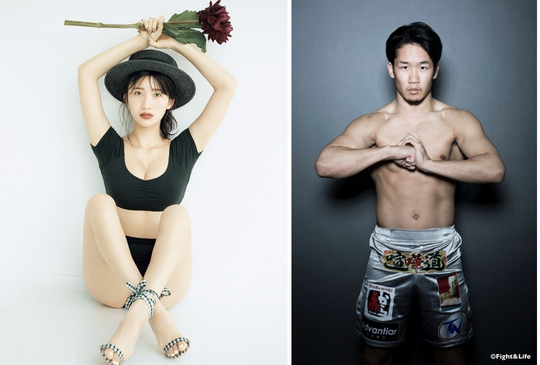 小倉優香(左)被爆倒追朝倉未來(右),害得男方與老婆在去年底離婚。(翻攝自小倉優香IG、www.fitnesslove.net)