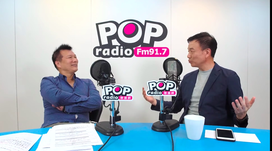 前國民黨黃復興黃國園黨部主委于北辰，接受蔡詩萍廣播專訪。（翻攝自YouTube）