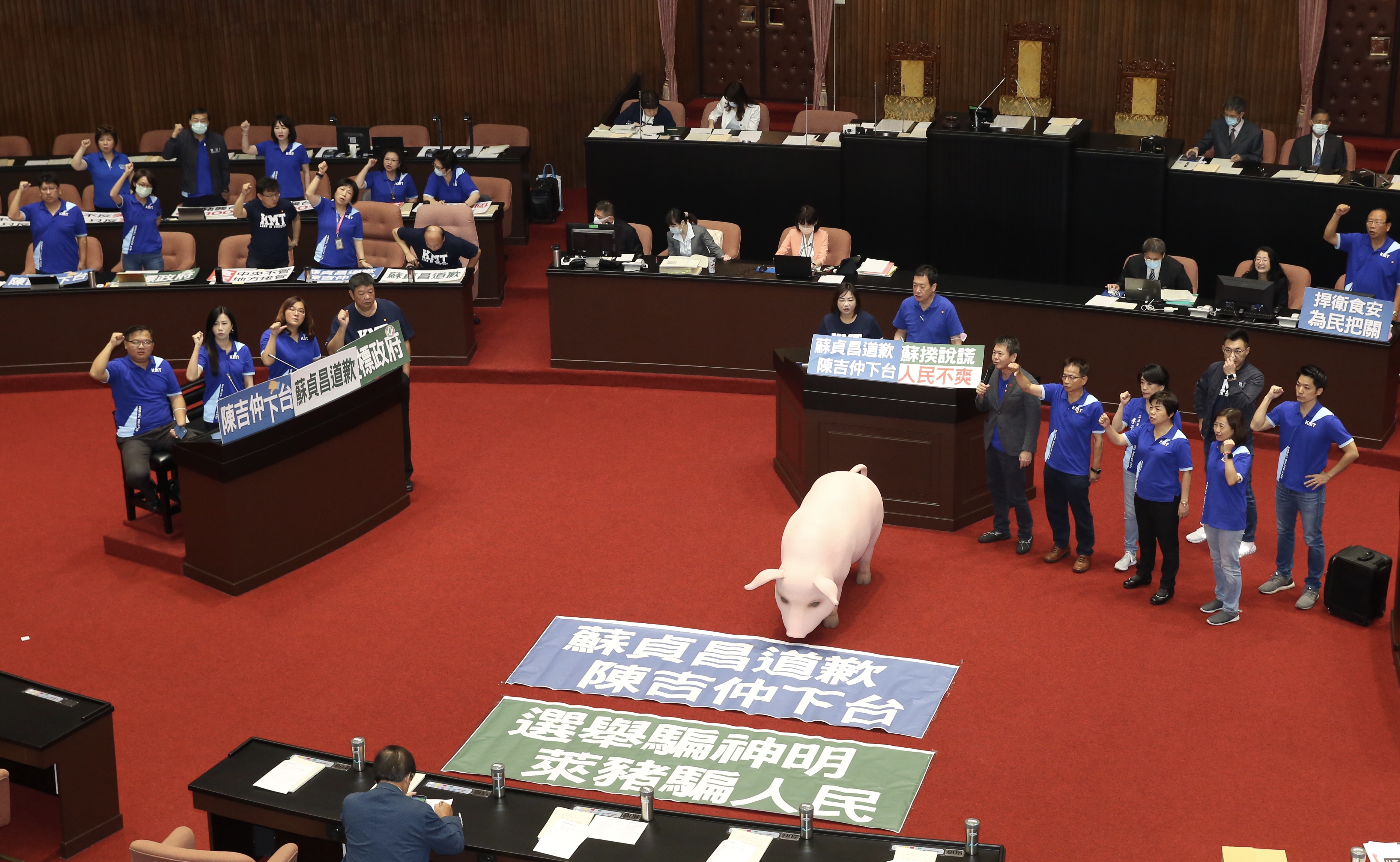 邱顯智盼國民黨別白白浪費一天院會，讓蘇揆上台接受質詢。