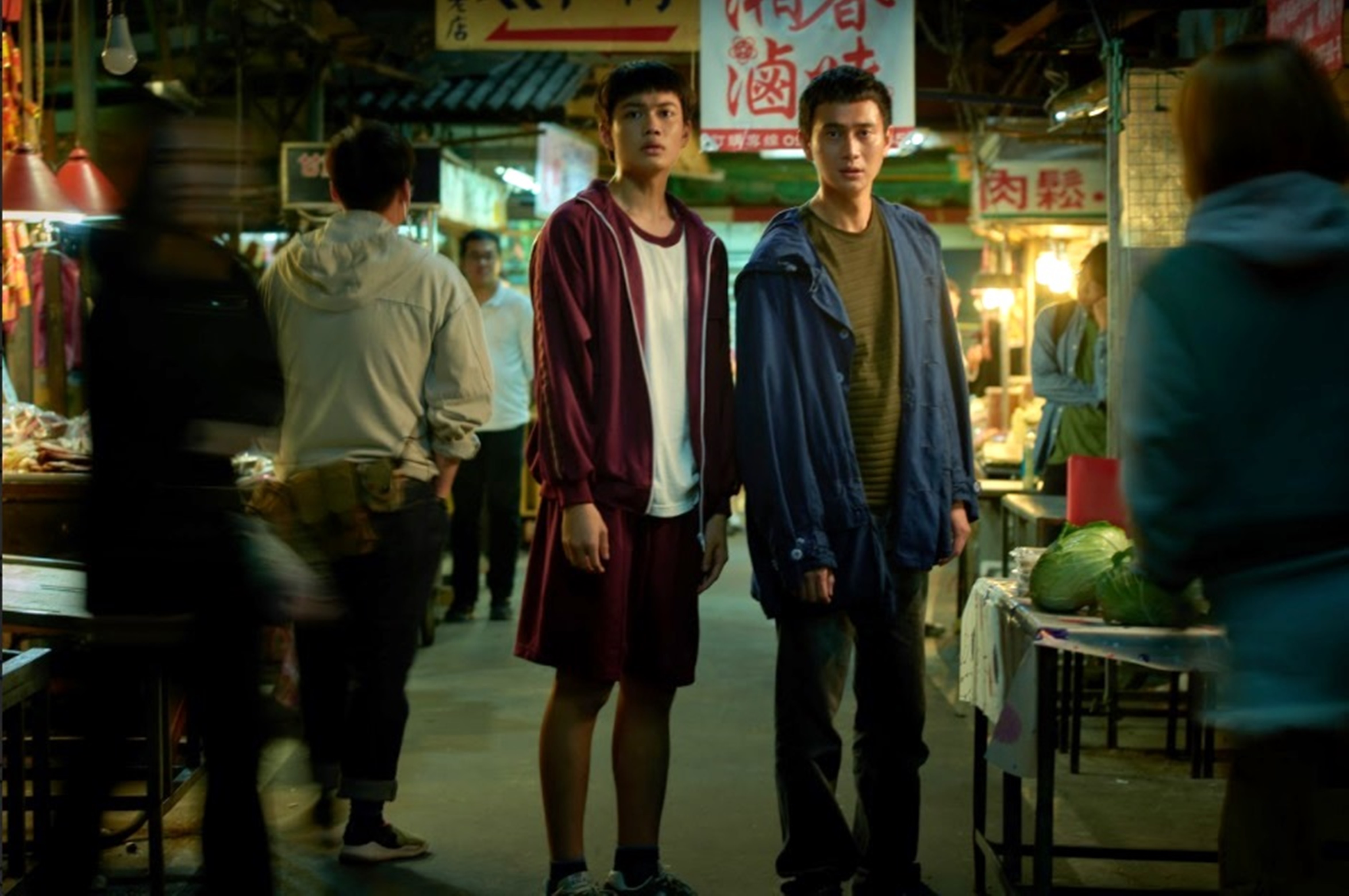 劉冠廷（右）與劉子銓（左）二度合作，劉冠廷對僅有17歲的劉子銓熟練的演技讚不絕口。（CatchPlay提供）