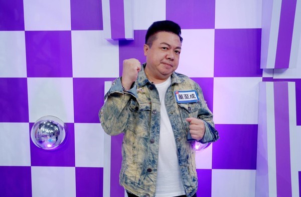 董至成被問到離婚進度，表示處理差不多了。（狼谷娛樂台提供）