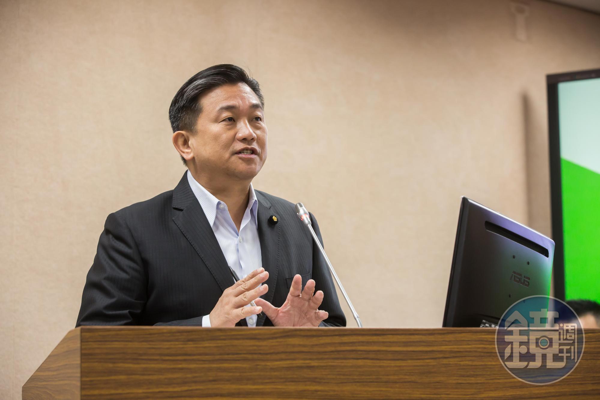 王定宇表示「農委會根本是被科學人雜誌栽贓嫁禍了」，更諷刺說，看到科學人總編輯是韓粉，這個栽贓似乎就不意外了。（資料照）