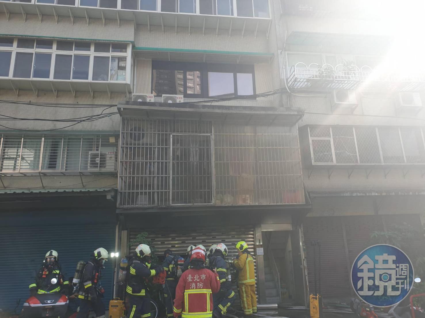 台北市內湖區康寧路一段某私立安養中心傳出火警，釀3死悲劇。（翻攝畫面）