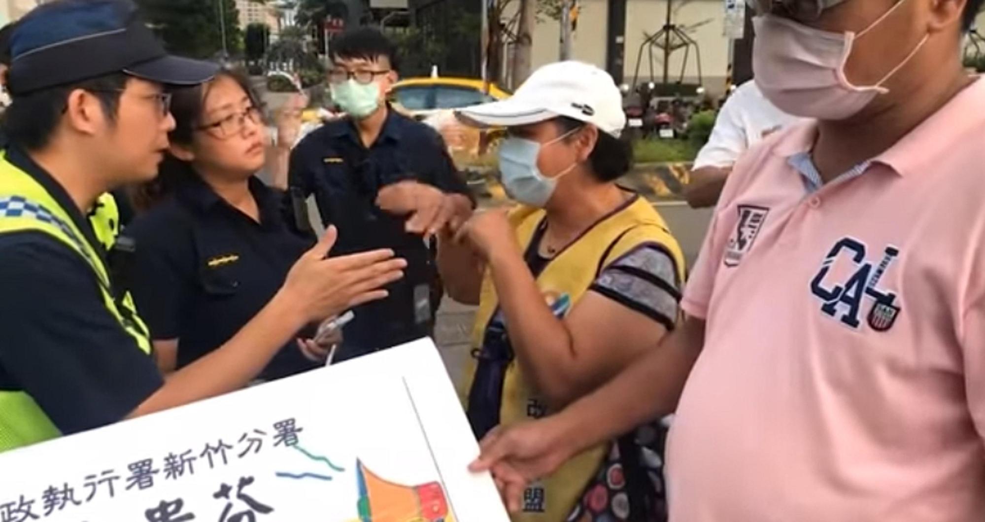 警方表示李姓執行官心生畏懼，甚至不敢返家，向警方報案。（翻攝畫面）
