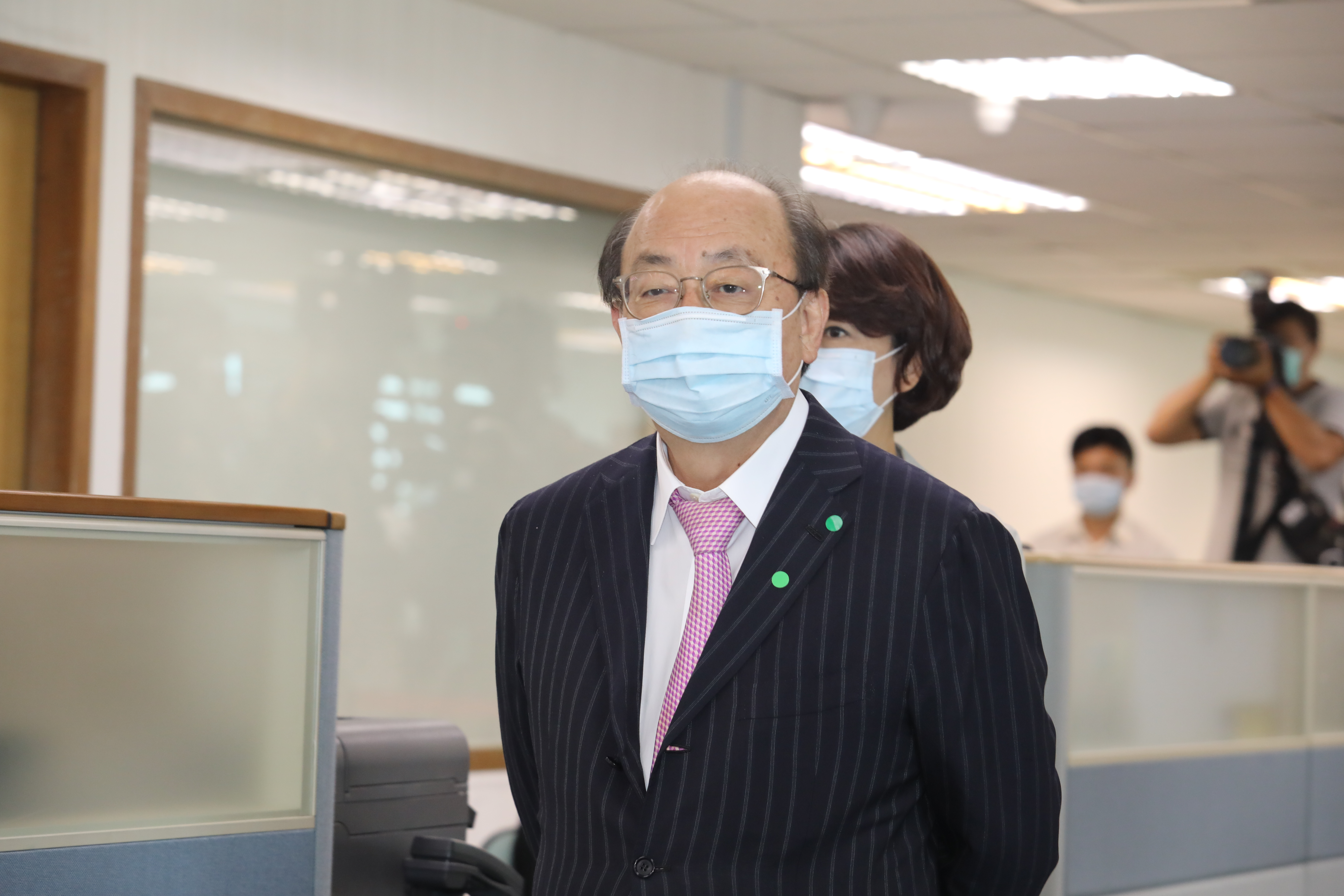 民進黨團總召柯建銘今出席中常會。