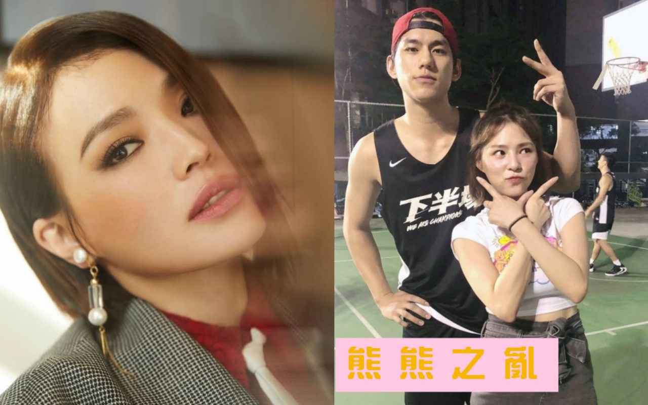 鄉民流行用語「熊熊打籃球」原來出自熊熊(右圖)19歲的《蓬萊仙山》寫真片,舒淇(左圖)也是因拍這個頻道的性感片而發跡。(翻攝自熊熊、舒淇臉書)