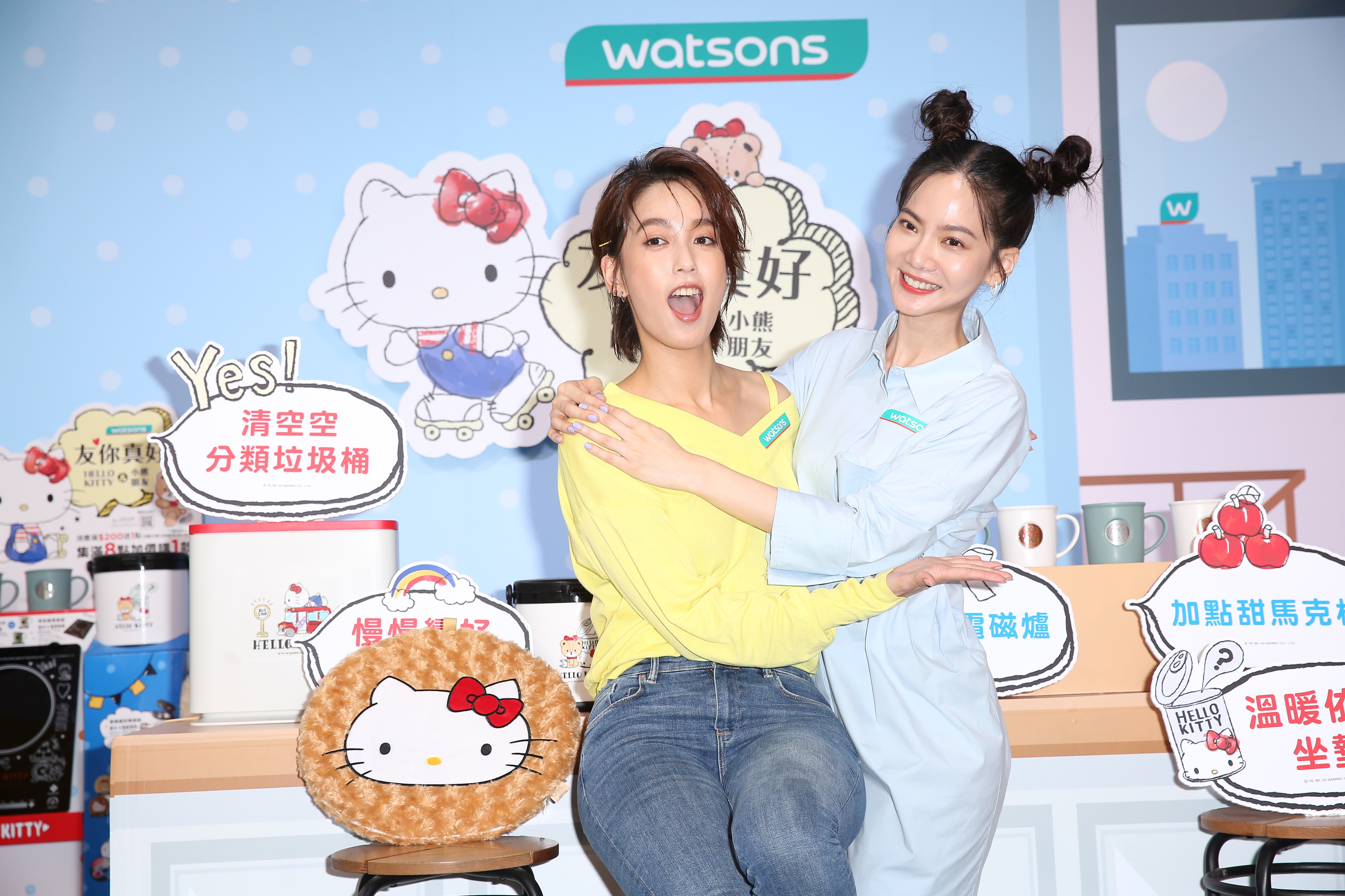 陳庭妮跟曾之喬合作拍廣告後，成了好朋友。