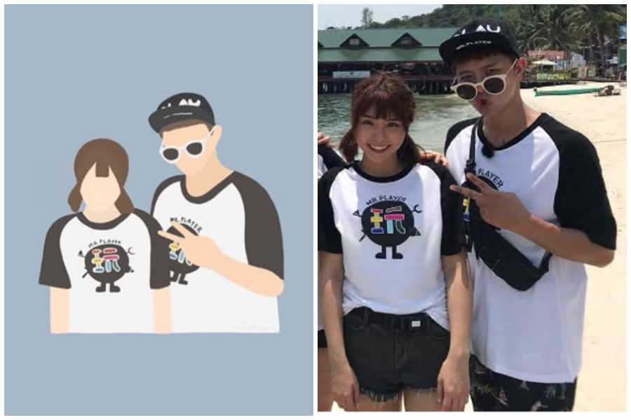 峮峮今(26)凌晨在Instagram貼出網友為她和小鬼畫的插圖吐露心情。(翻攝峮峮IG)