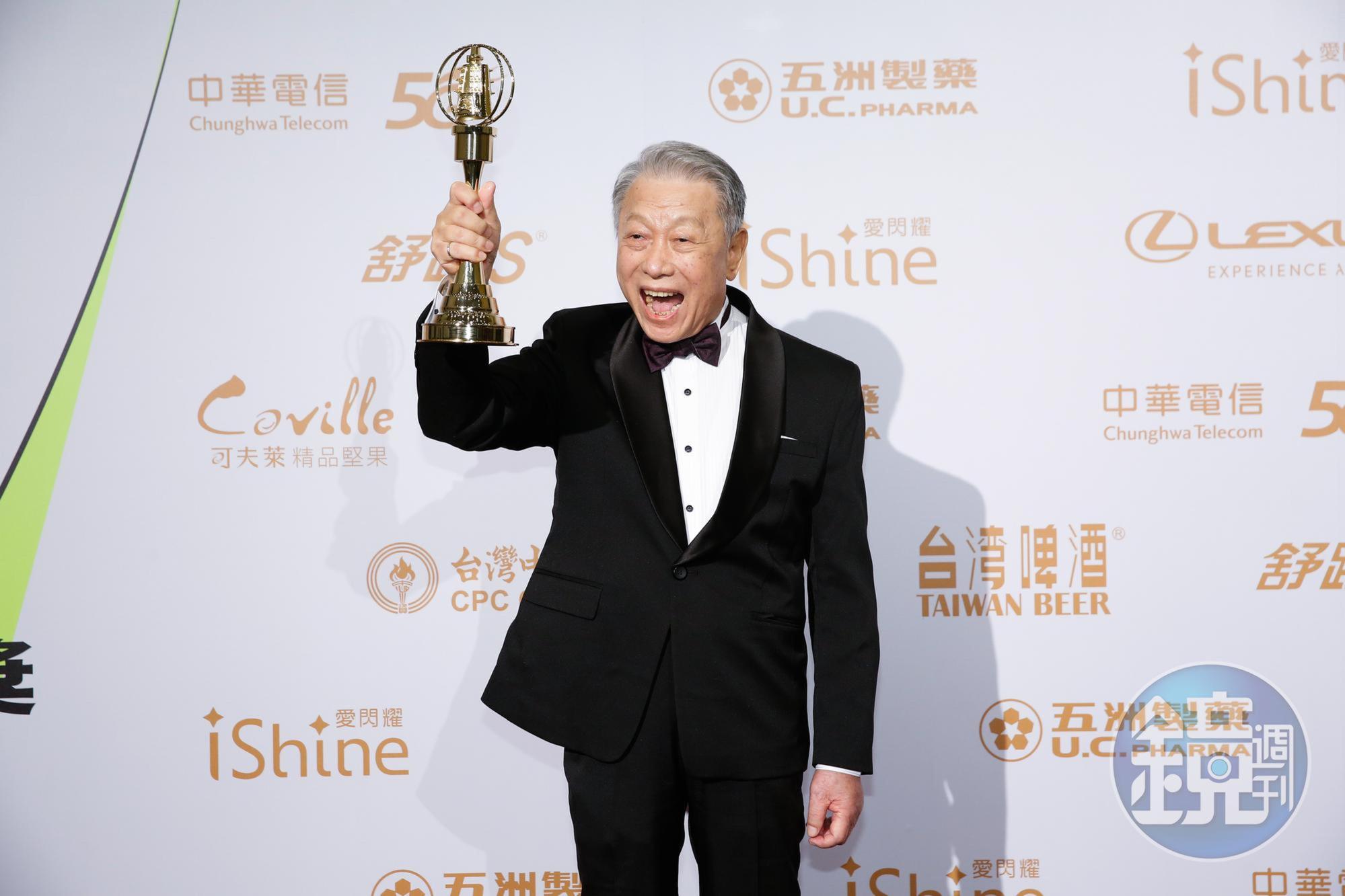 林義雄自認「離不開觀眾」，他表示自己能得獎都靠觀眾在他生病退休後不斷鼓勵而來。