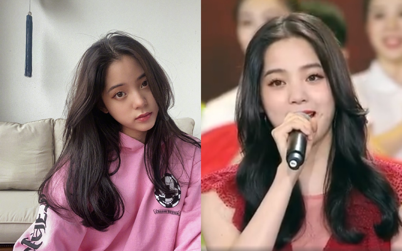 歐陽娜娜參加中國大陸「十一」國慶晚宴活動，登台表演獻唱《我的祖國》引起爭議。（翻攝自歐陽娜娜、央視綜藝微博）