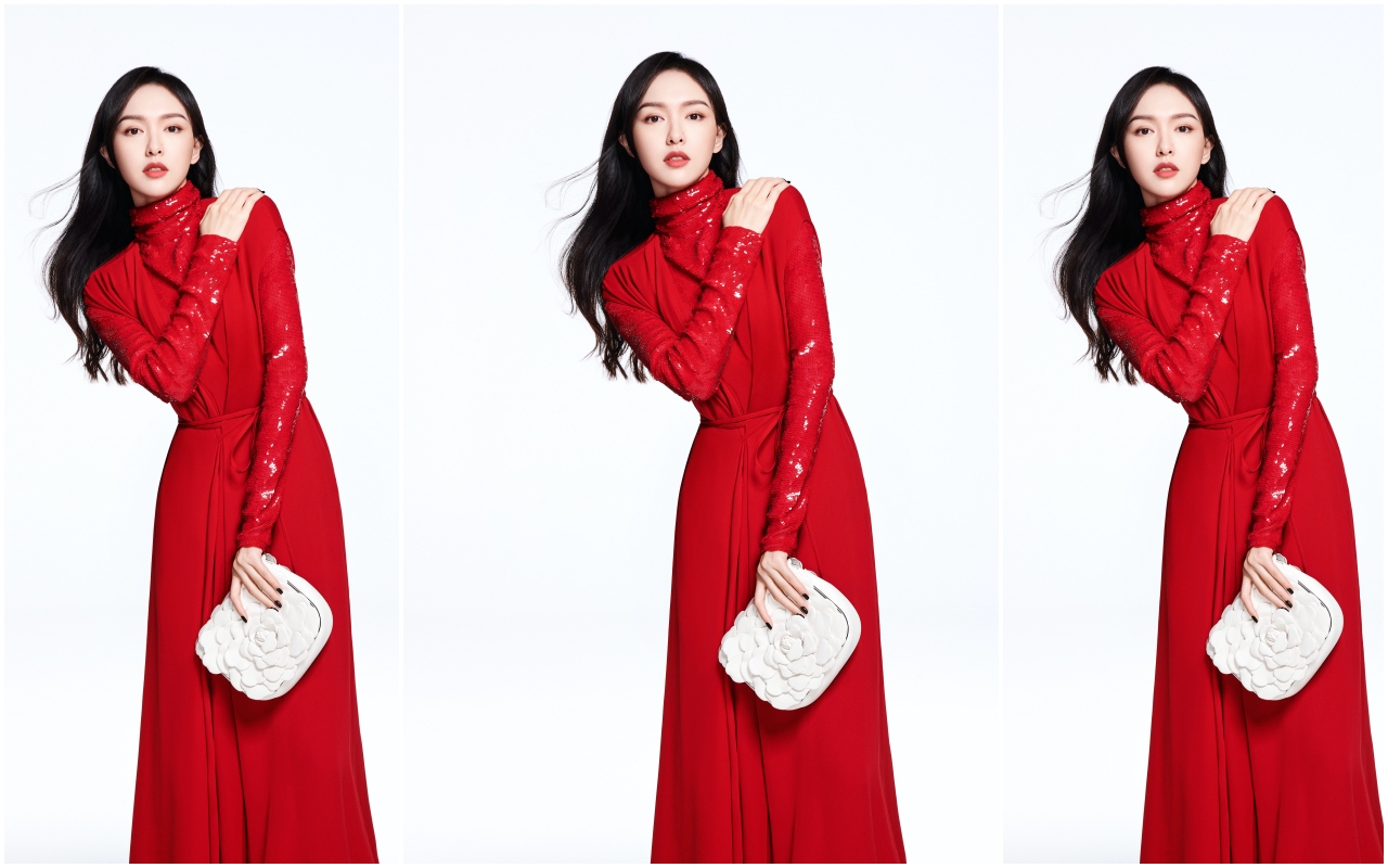 VALENTINO日前正式宣布演員唐嫣成為品牌代言人。（VALENTINO提供）