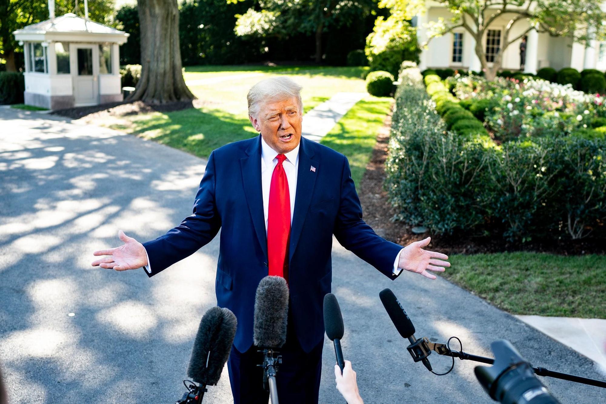 美國總統川普最快5日出院。(翻攝自The White House臉書)