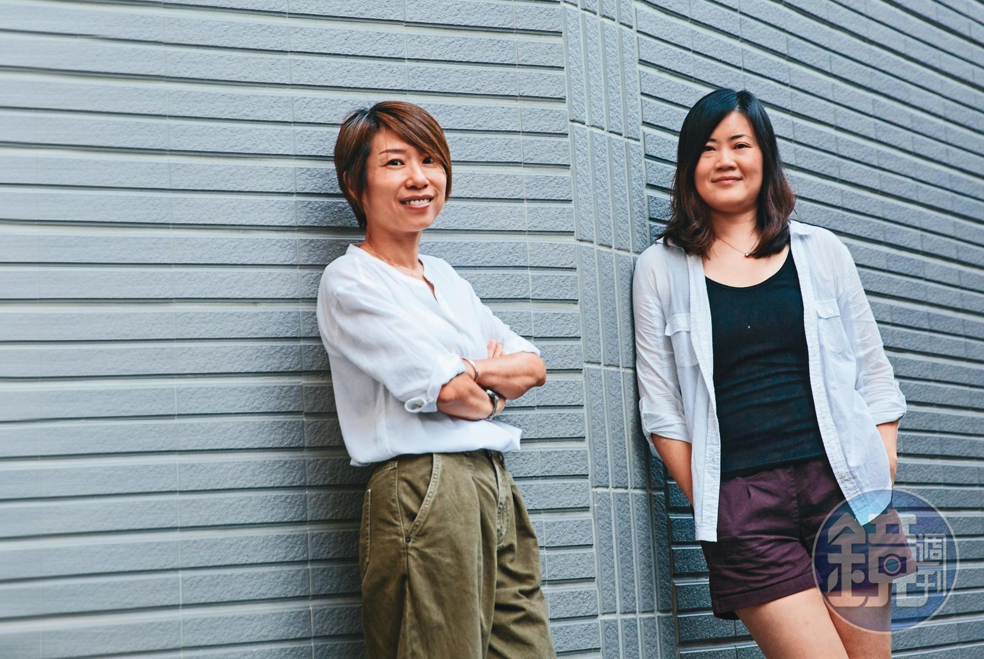 女性影展主席王君琦(左)和羅珮嘉(右)將本屆主題定調為「Femture:未來的模樣」 ,探討女性未來的走向。