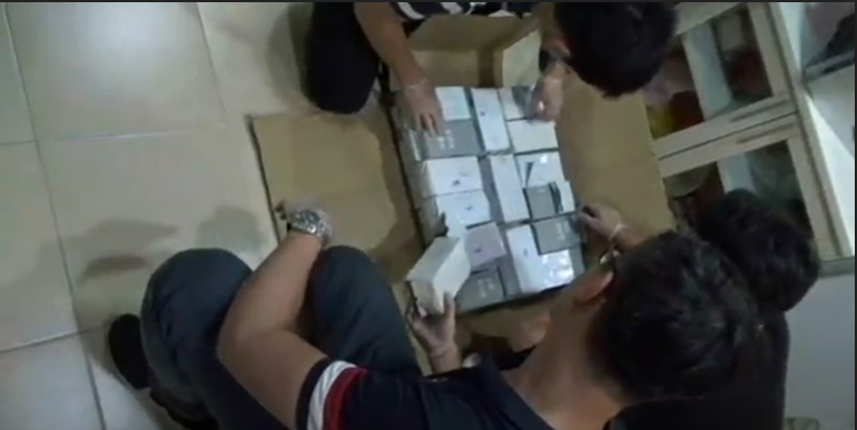 警方查扣大量走私K他命。（刑事局提供）