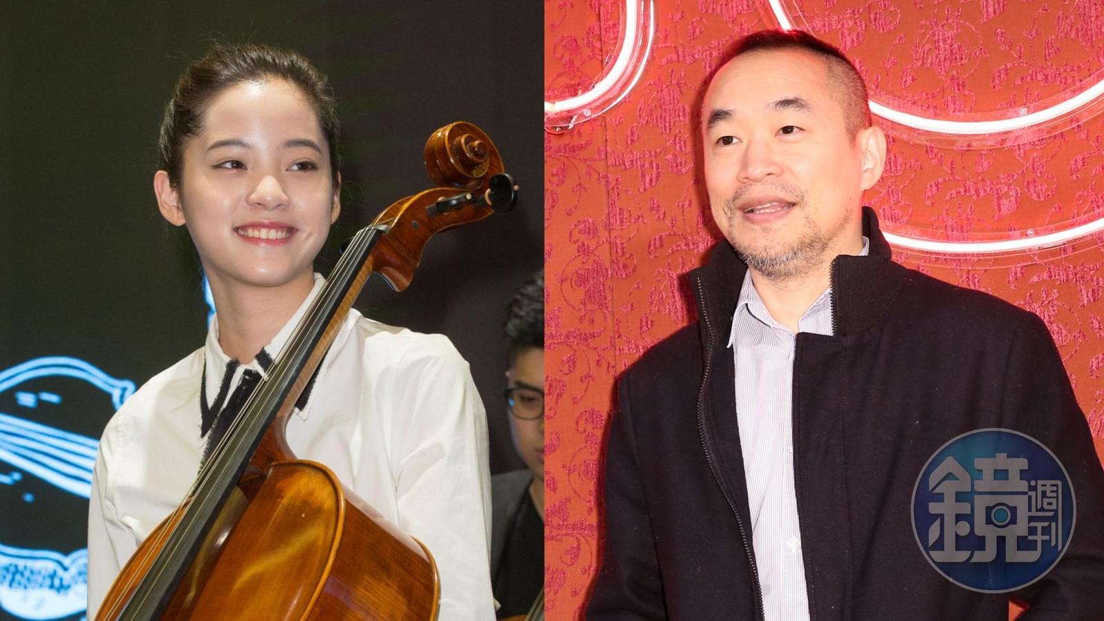 歐陽娜娜（左）赴央視唱中國愛國歌曲引發爭議，黃立成（右）發文力挺，要政府別來搞藝人。（本刊資料照）