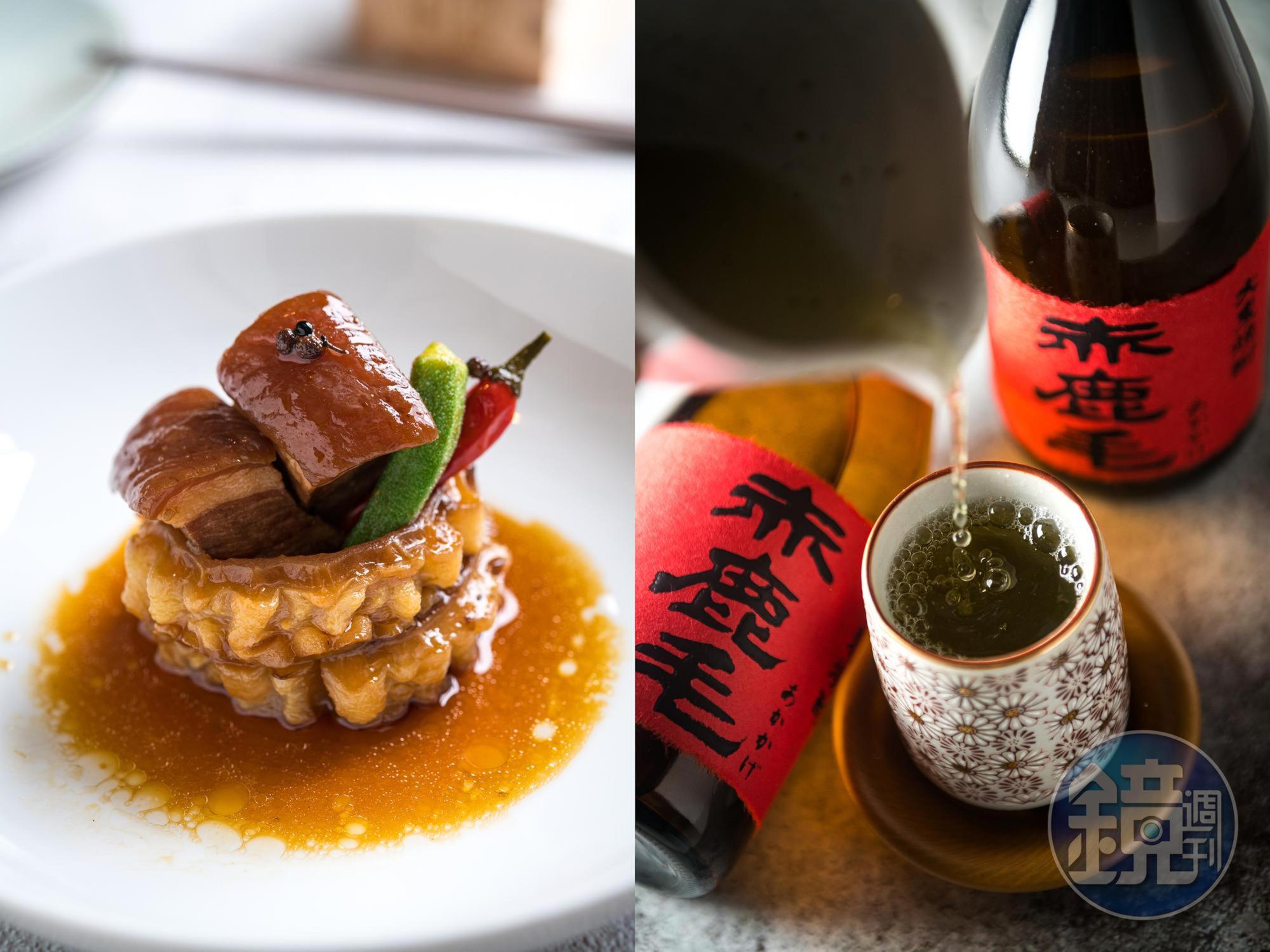 宮崎燒酎可不只能搭日本料理，搭配醬香飽滿的台味角煮，也能有漂亮的表現。