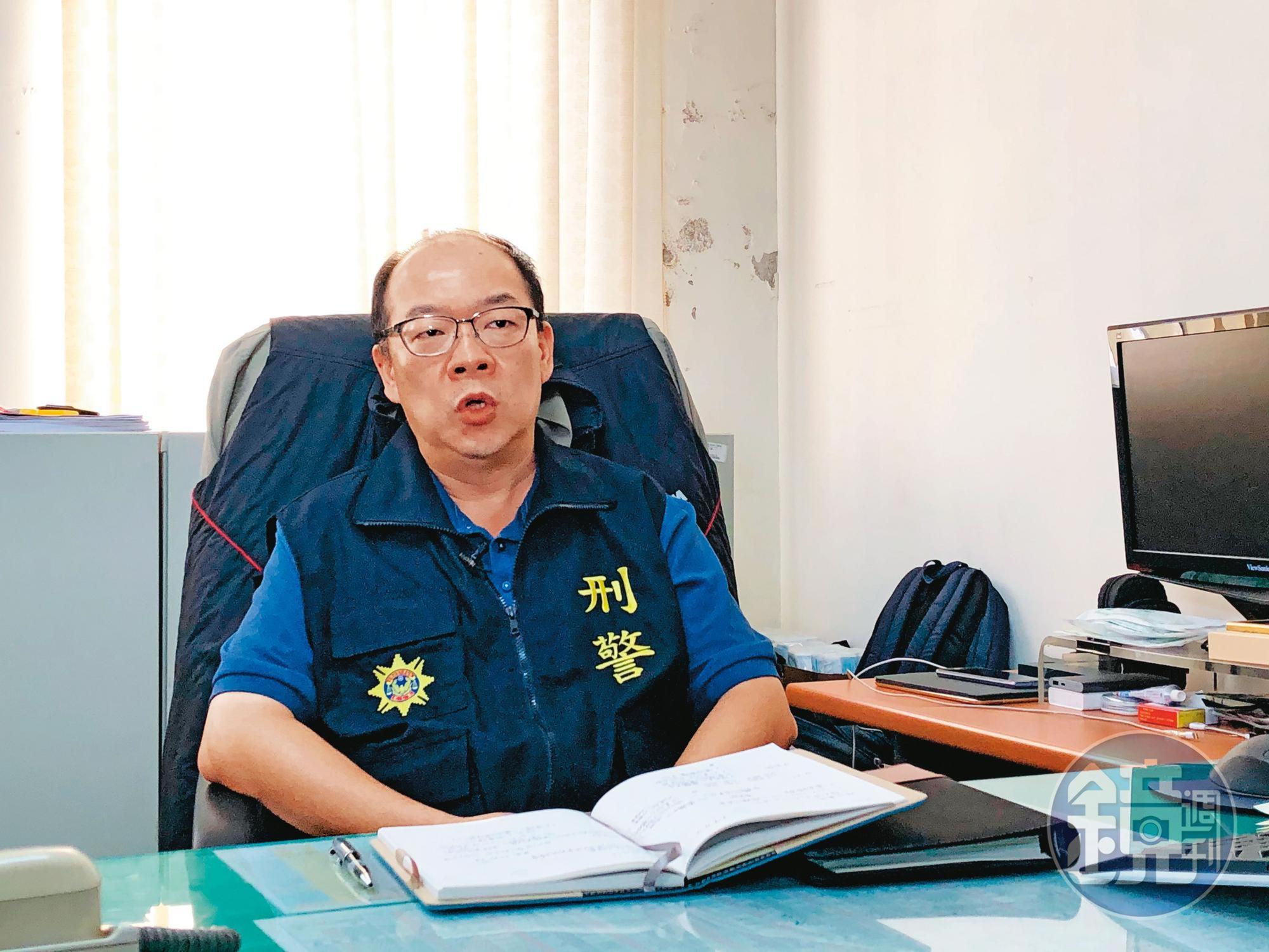 當年負責偵辦此案的張承瑞(圖)表示,吳女非常狡猾,為獲輕判,一開始就編造「殉情」謊言。