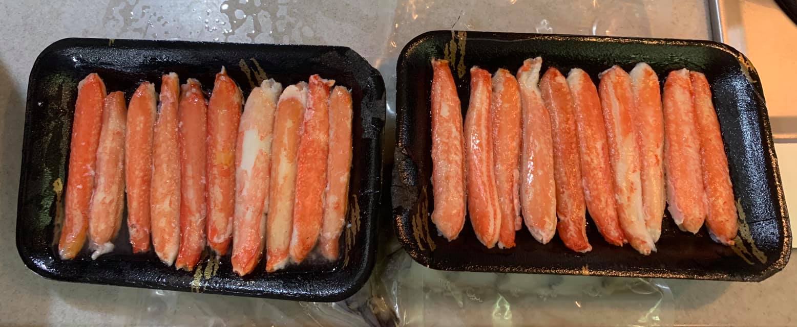 蟹足肉2盒。
