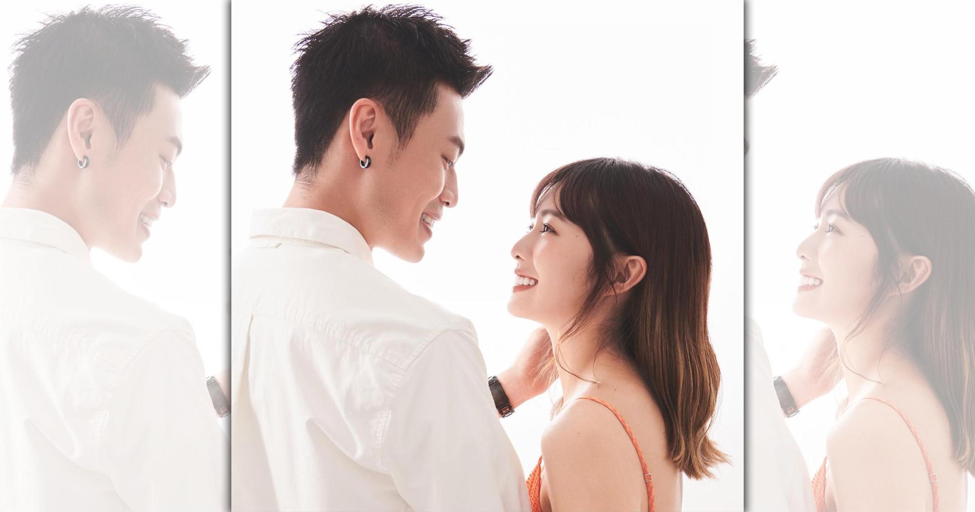簡廷芮在IG貼出與男友合照,宣布結婚喜訊。(翻攝自簡廷芮IG)