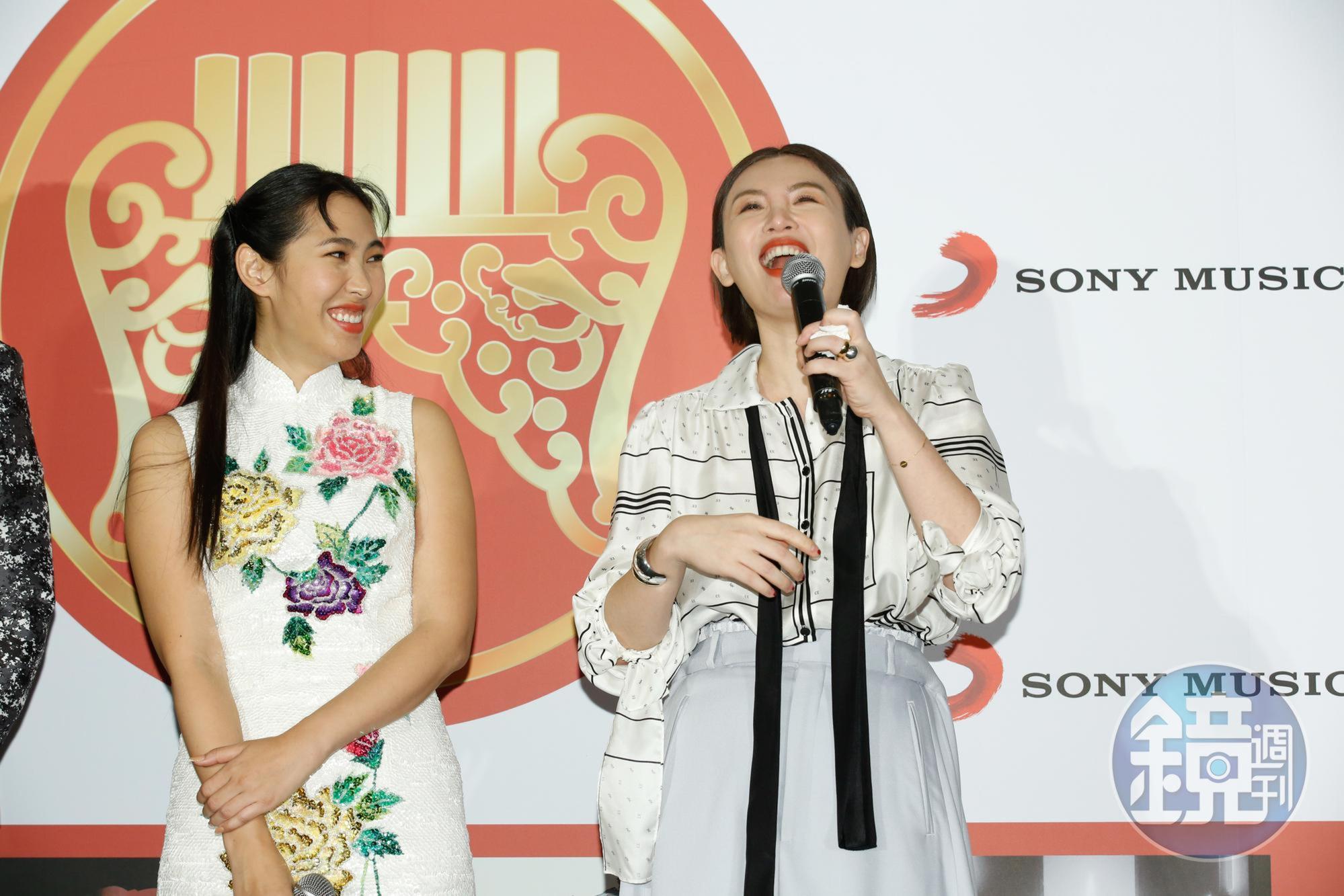 險勝同門歌手王若琳，魏如萱笑說：「還好勝了！」。