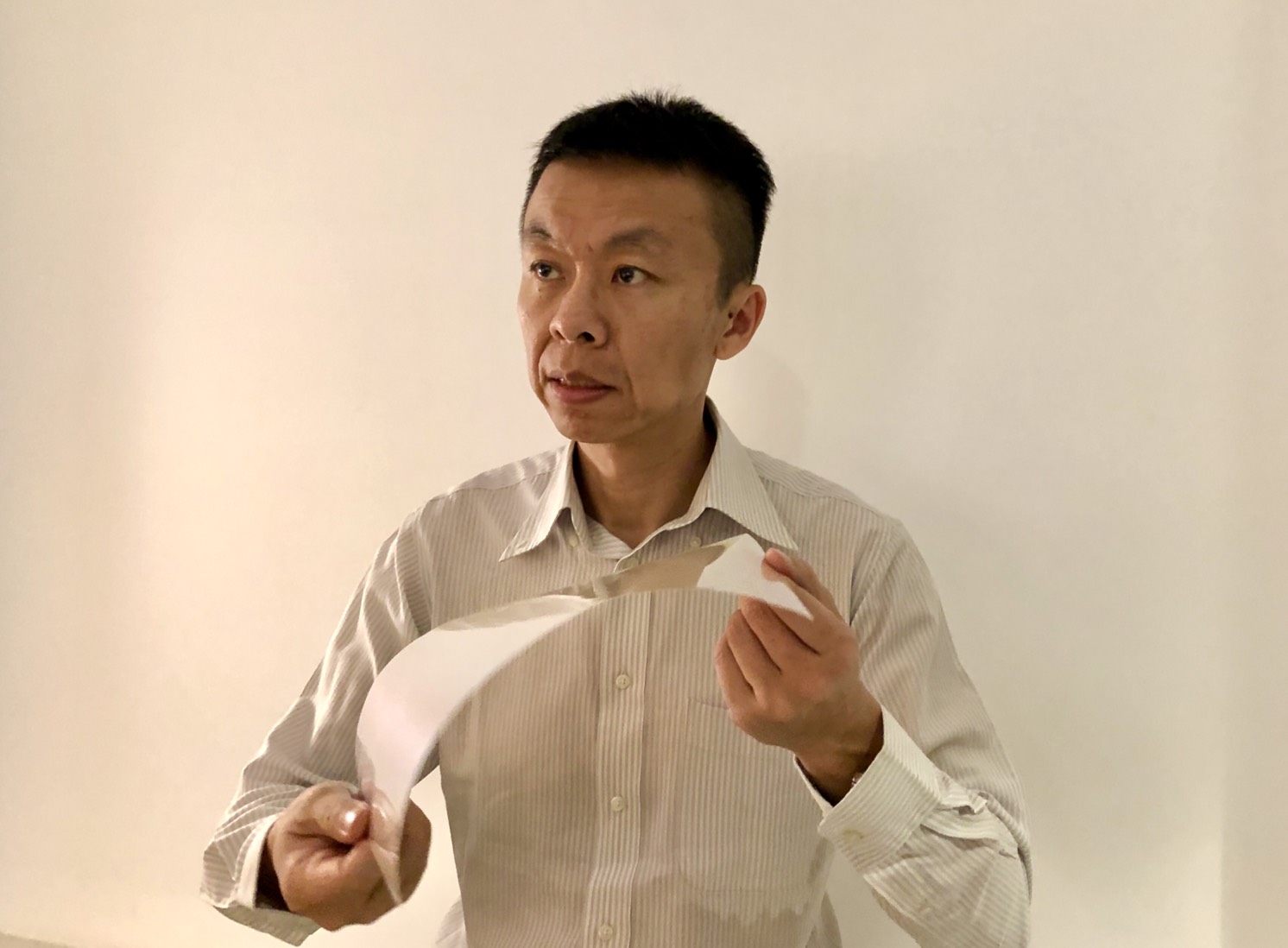 擁有反射式偏光片技術的宏騰光電，近期爆發經營權之爭。（宏騰光電提供）