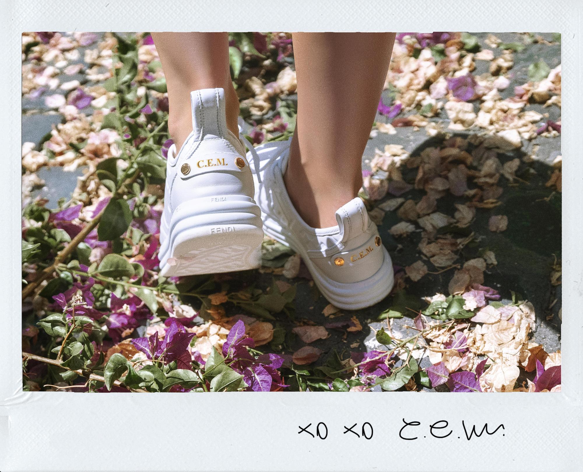 FENDI Rise FF LOGO休閒鞋。NT$28,700（FENDI提供）