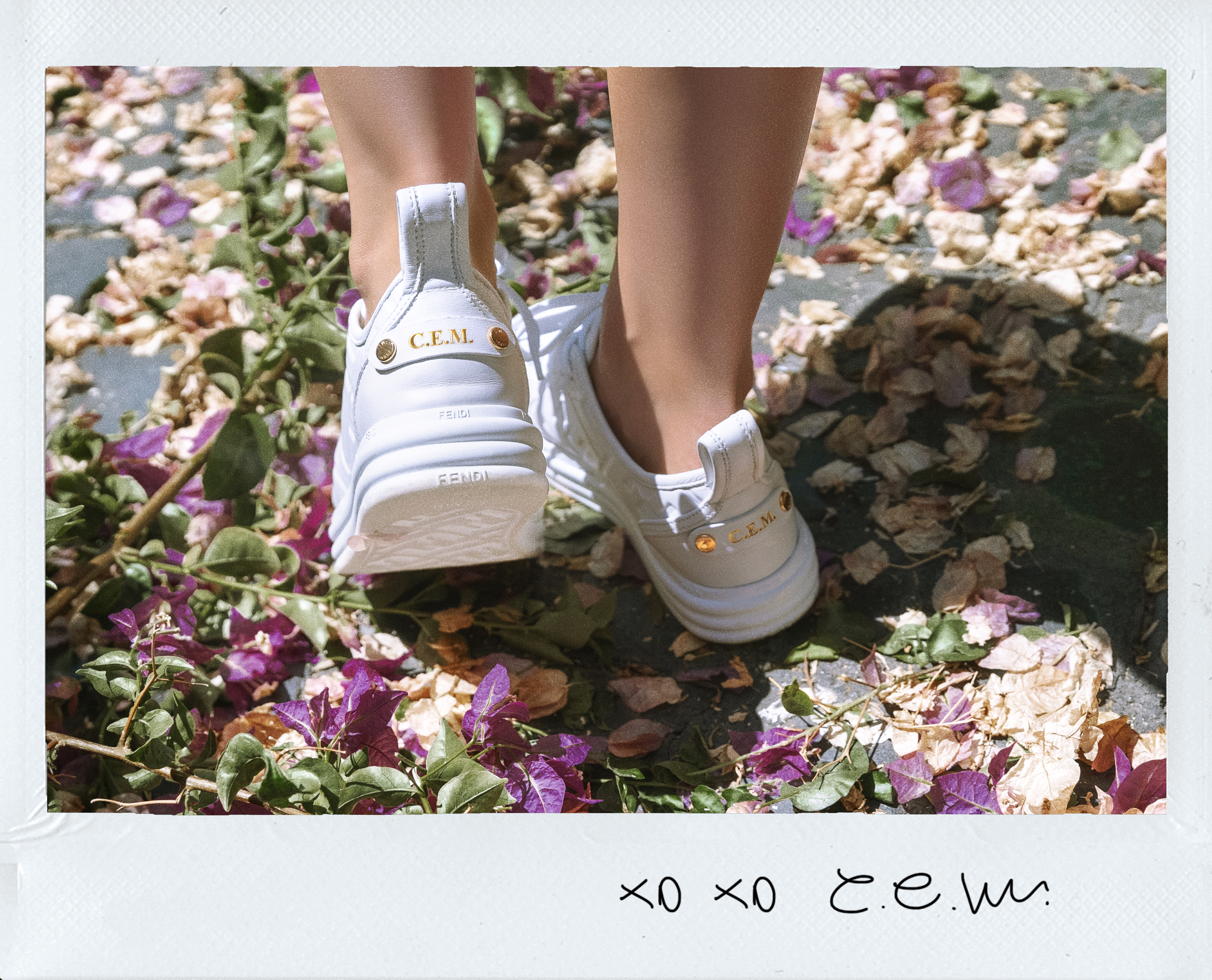 FENDI Rise FF LOGO休閒鞋。NT$28,700（FENDI提供）
