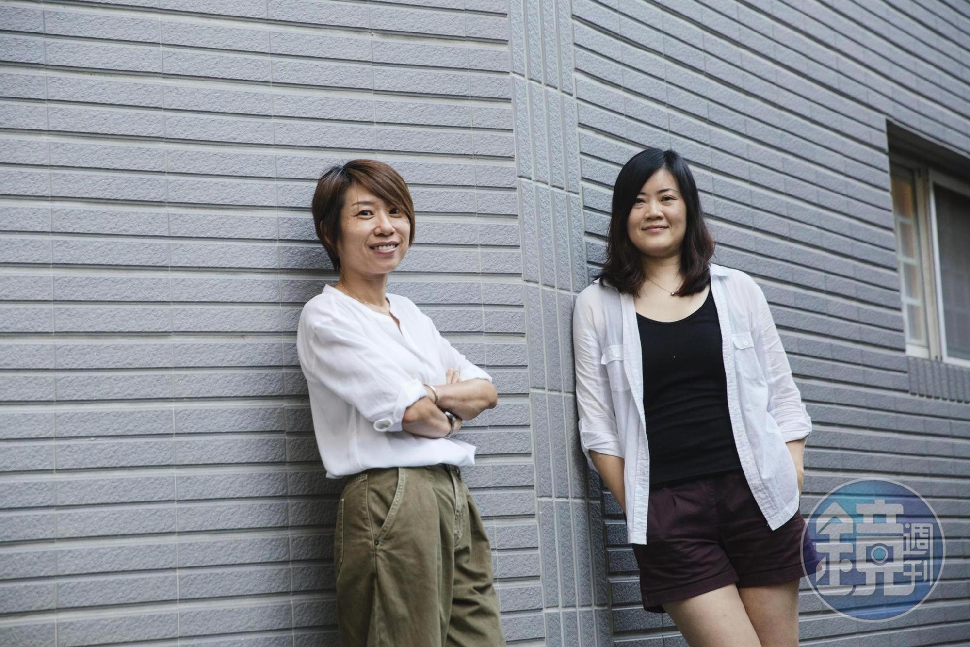 女性影展主席王君琦(左)和羅珮嘉(右)將本屆主題定調為「Femture:未來的模樣」 ,探討女性未來的走向。