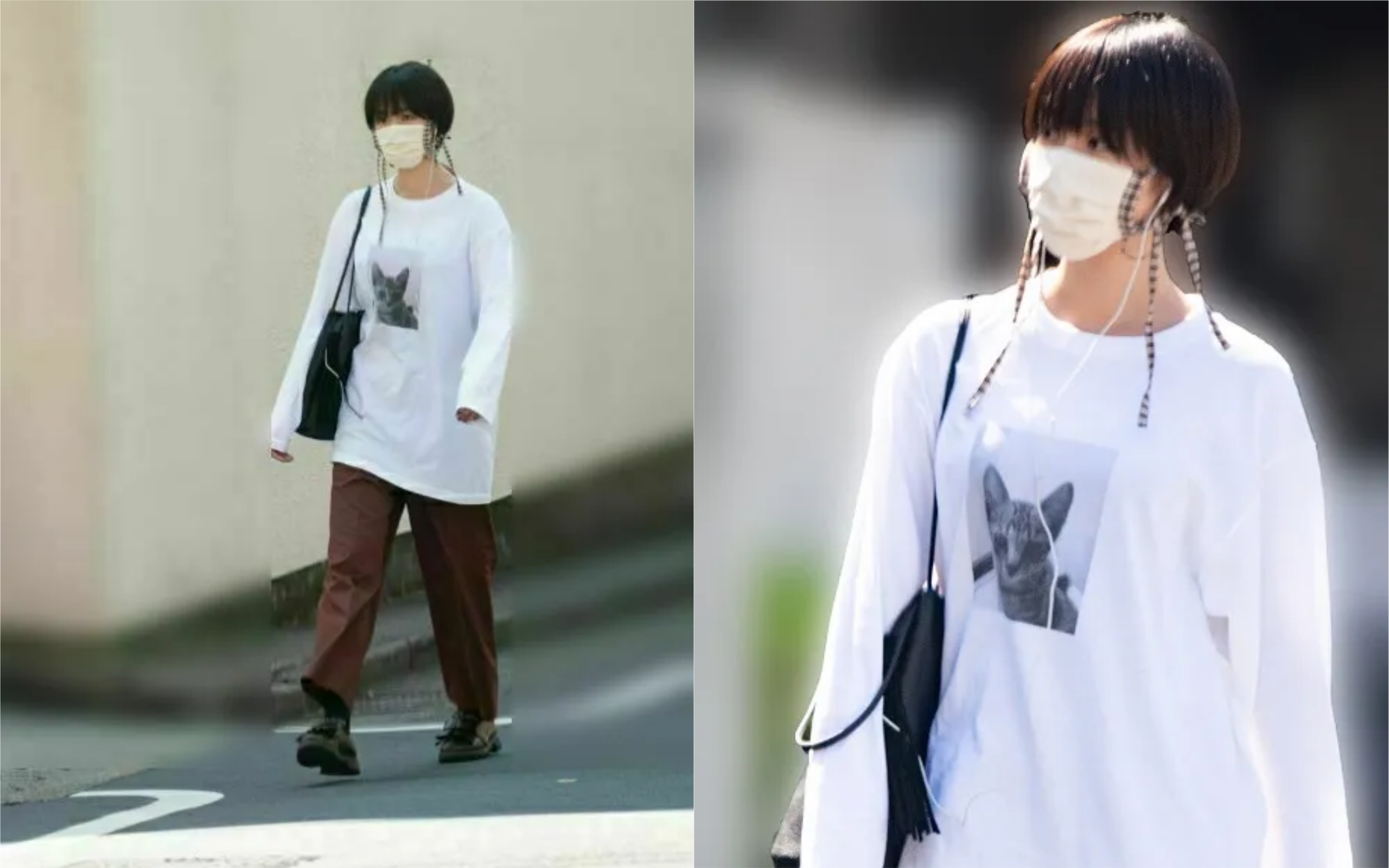 唐田英里佳消失10個月近況曝光，剪去長髮到經紀公司協助行政工作。（翻攝自《女性SEVEN》）