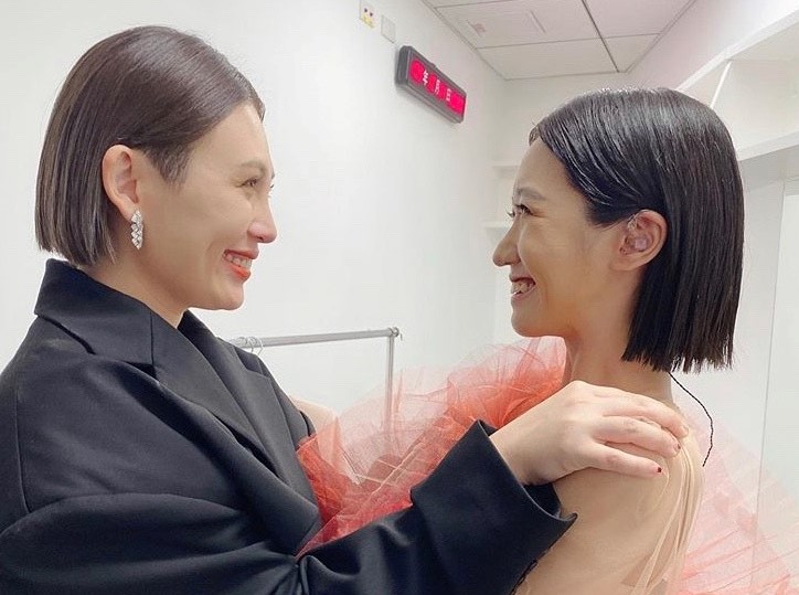 Lulu和魏如萱私下感情佳，魏如萱此次主持金曲獎典禮，也事先向Lulu討教。（翻攝自Lulu IG）