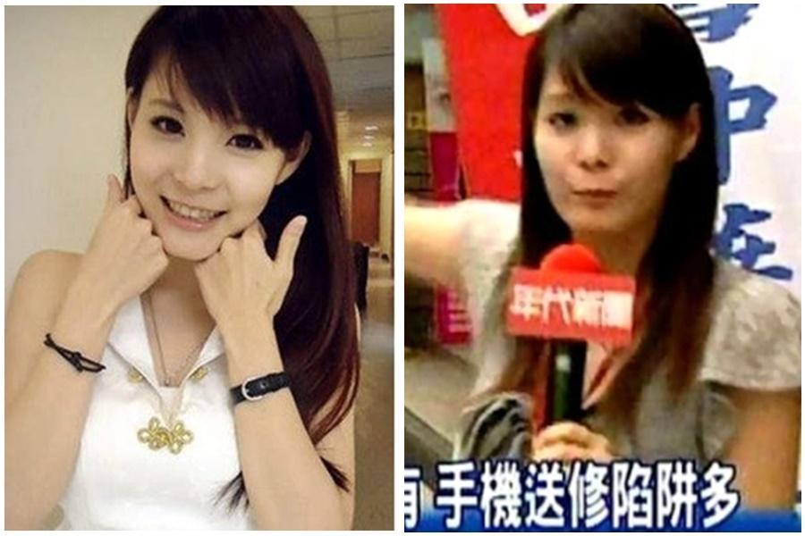 孟慶而當記者時的嫩照曝光。（組圖：翻攝自年代新聞、孟慶而臉書）