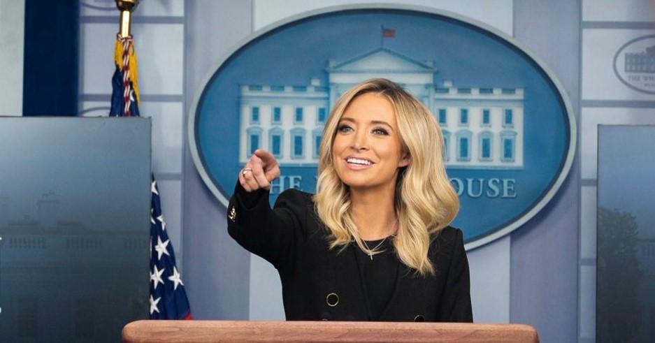 白宮發言人麥肯內尼確診新冠肺炎。（翻攝自麥肯內尼Twitter）