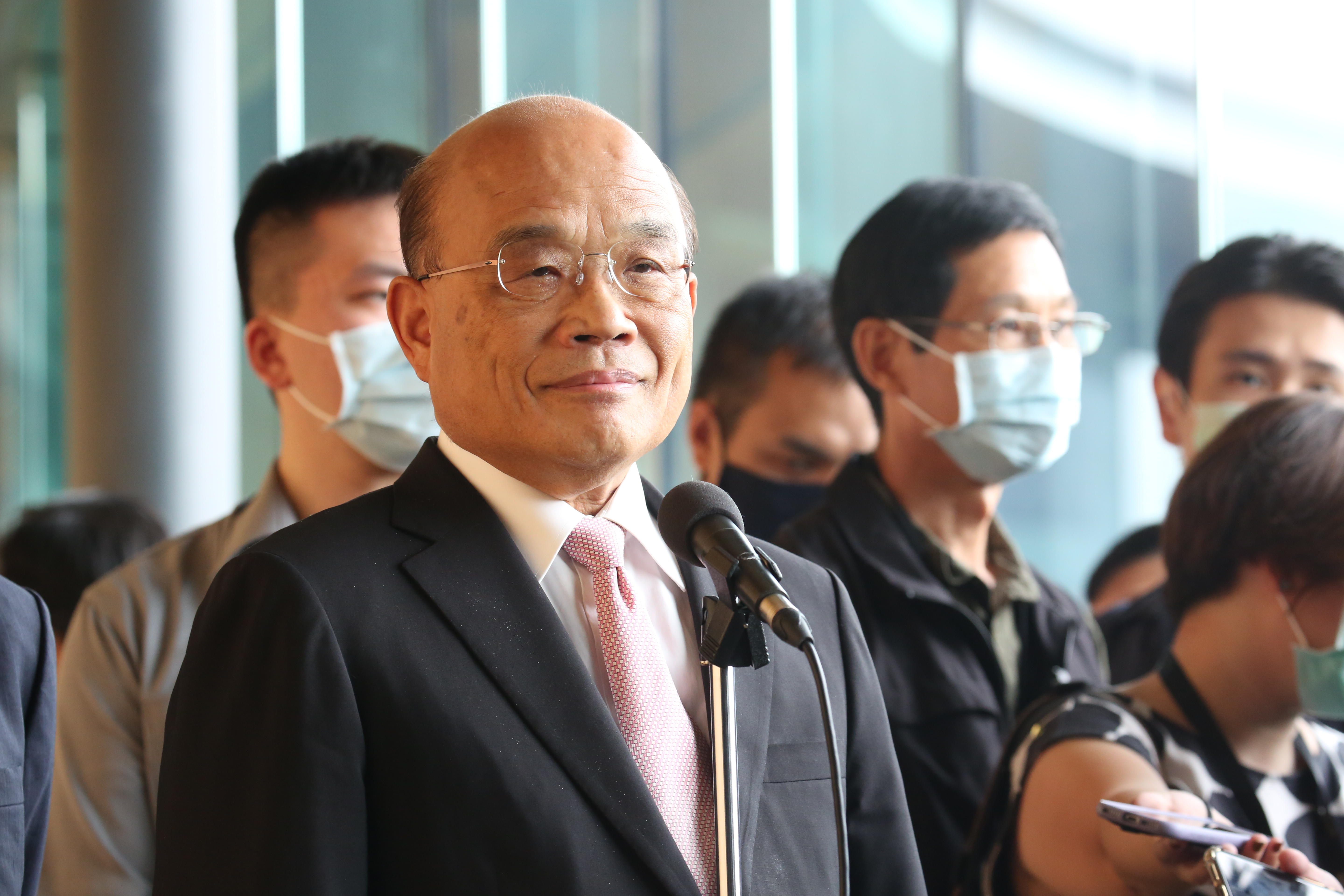 對於多所大學簽署一中承諾書，蘇貞昌表示會請教育部盤查。（資料照）