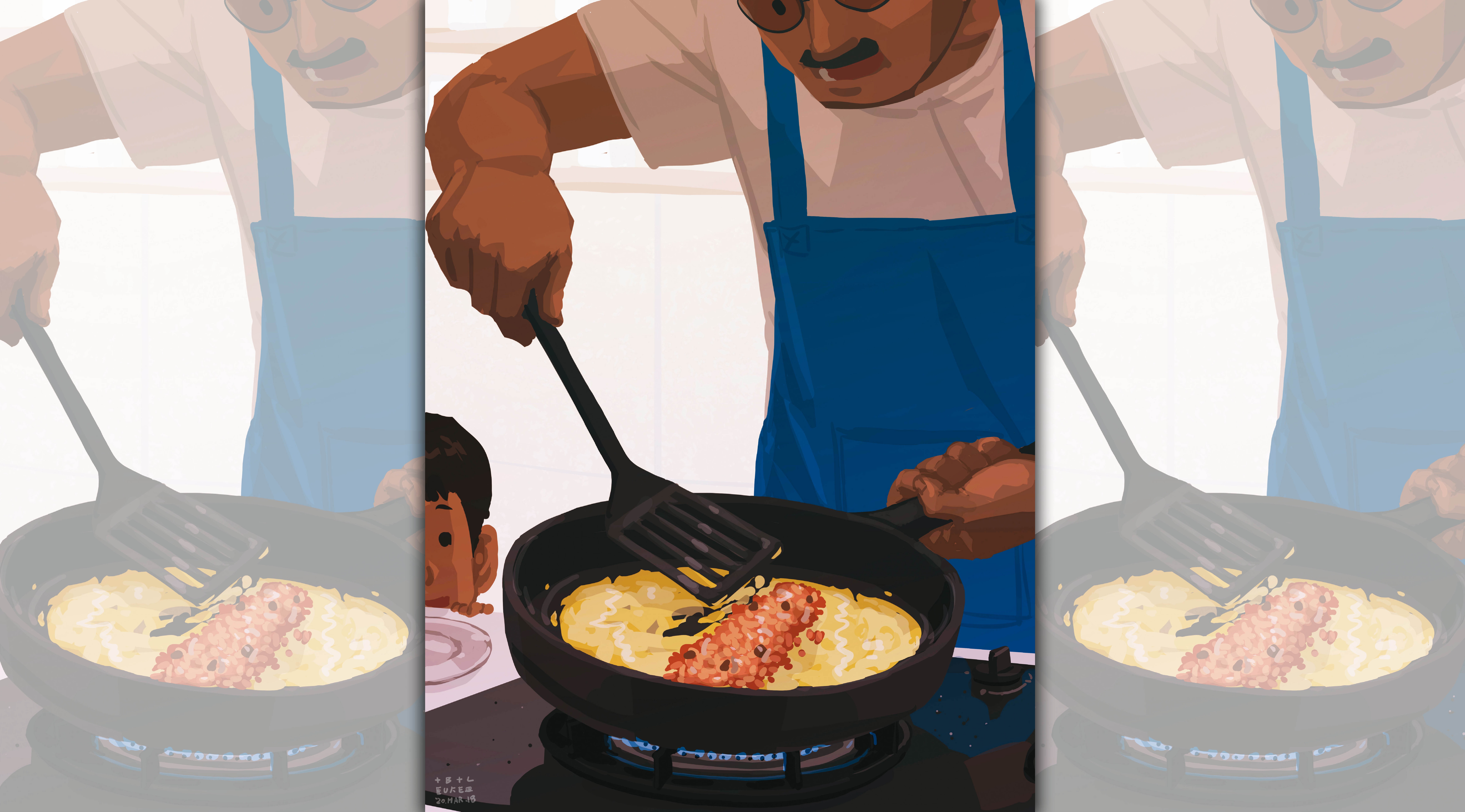 【單親爸爸週記】煮飯好難