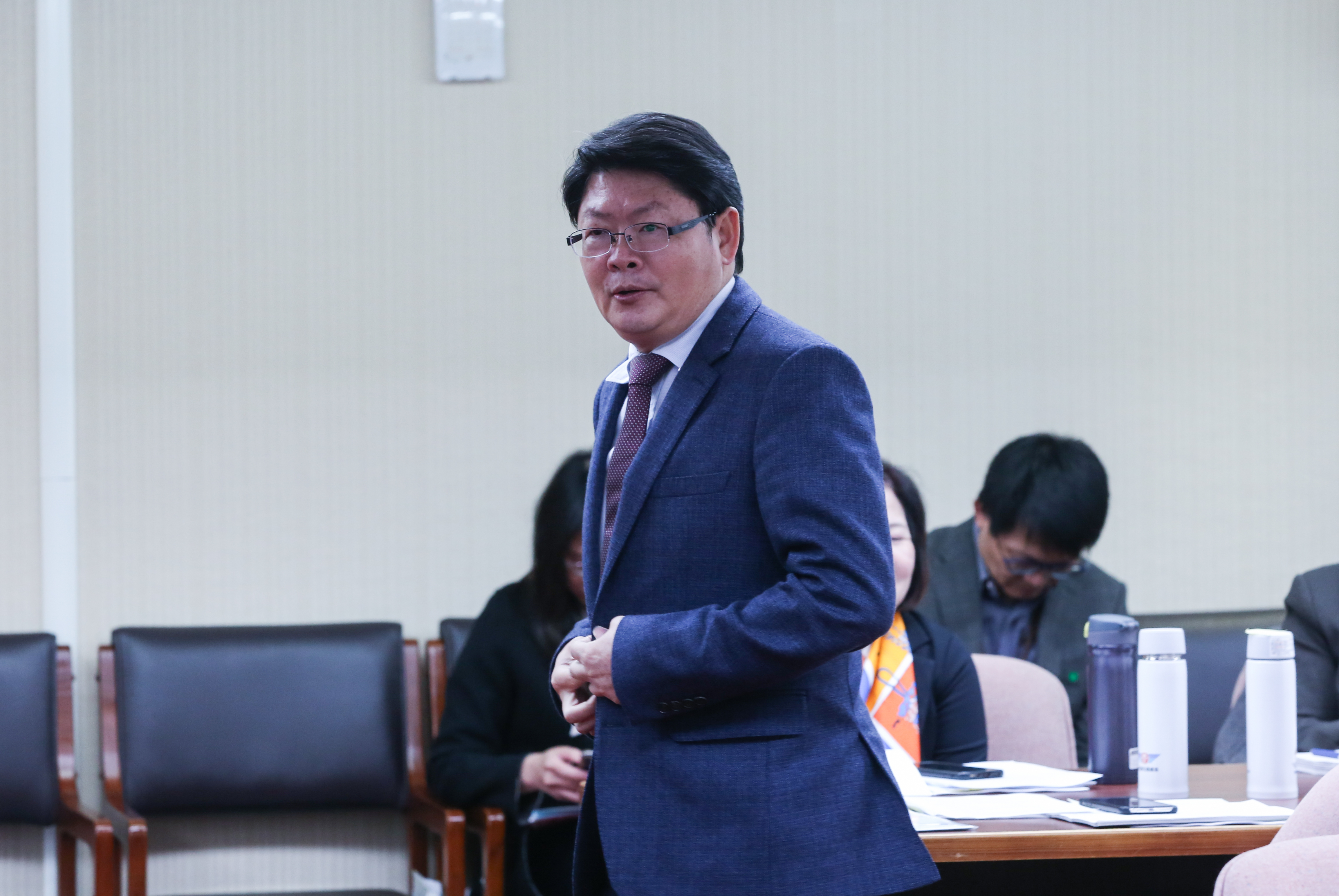 被視為「龍家班」的黃玉霖，確定出任台灣民主基金會執行長。（資料照）