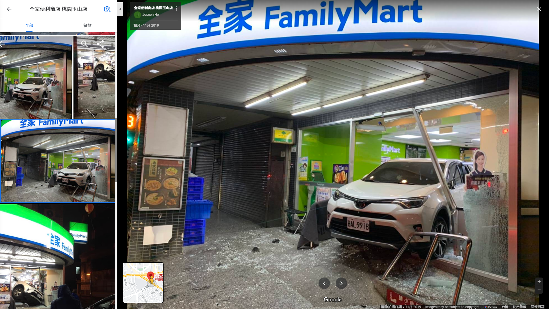 桃園市某超商因為特殊原因，被評為5星好店。（翻攝自Google地圖）