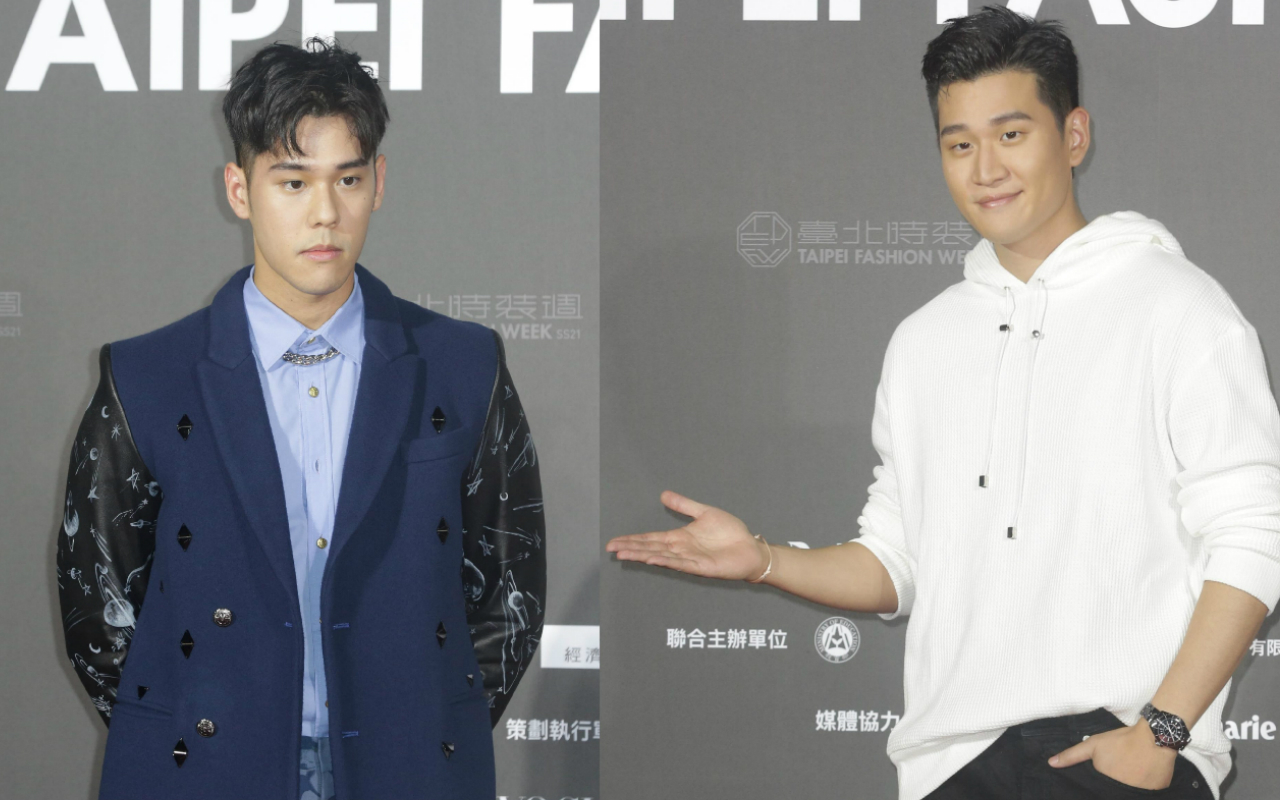 周興哲（右圖）與哥哥周予天（左圖）在台北時裝週開幕派對獻唱，表示要投入電影拍攝。