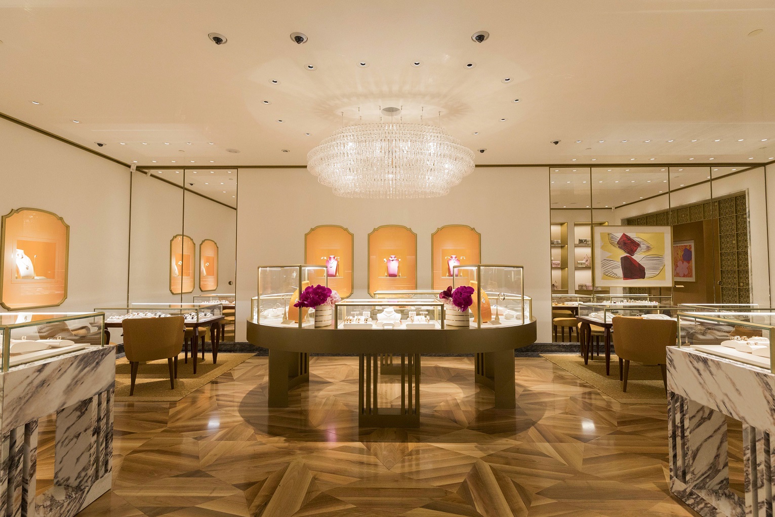 寶格麗全新PETER MARINO形象概念店店景照。（寶格麗提供）