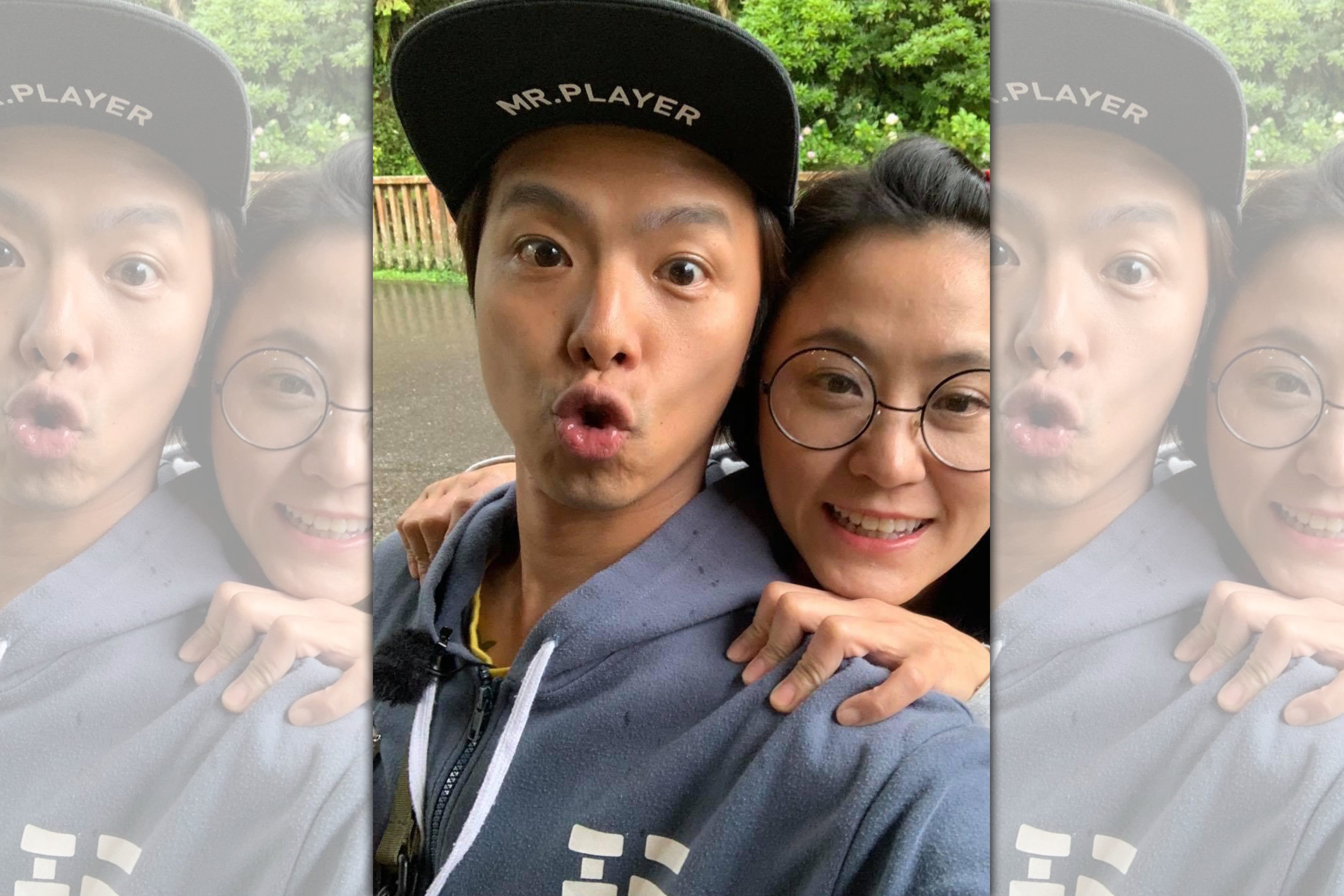 海裕芬私下與小鬼情同姐弟，也常以「親姐」自居。（翻攝自海裕芬臉書）