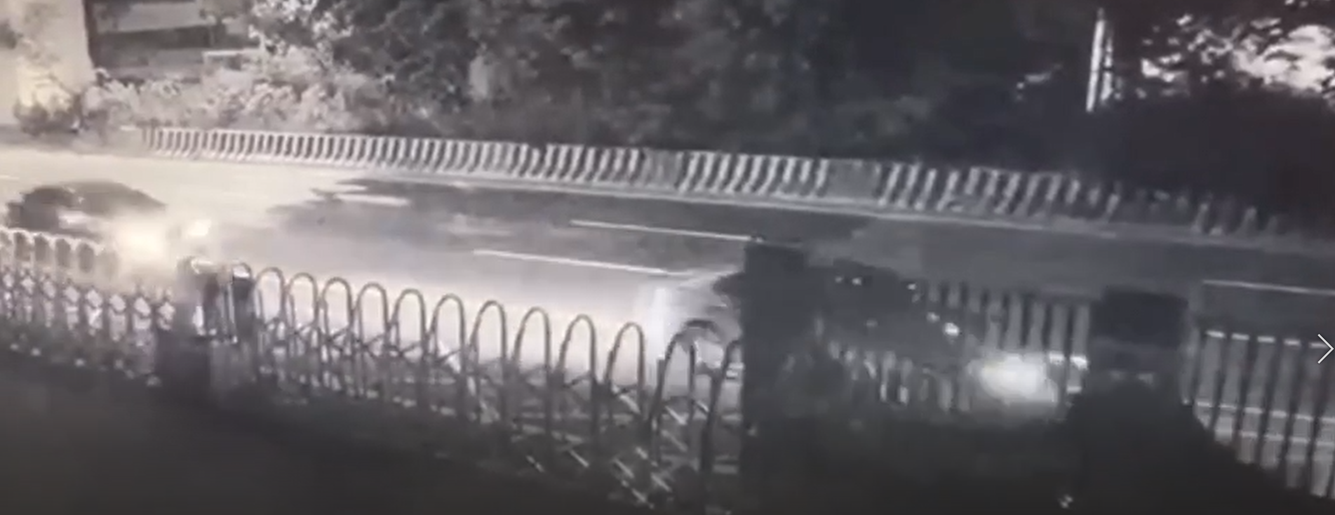 朱嫌等人分乘2部轎車抵達現場犯案。(萬華分局提供)